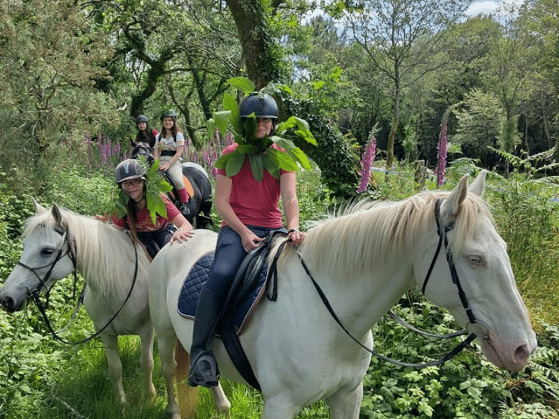 Mini randonnée à cheval en bivouac